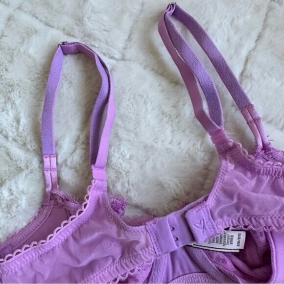 Victoria's Secret | Lilac Without the Padding Push Up Bra | Size 32B - Picture 5 of 10